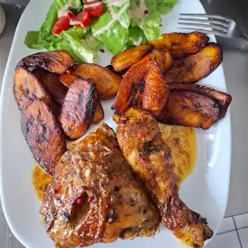 Poulet braisé
