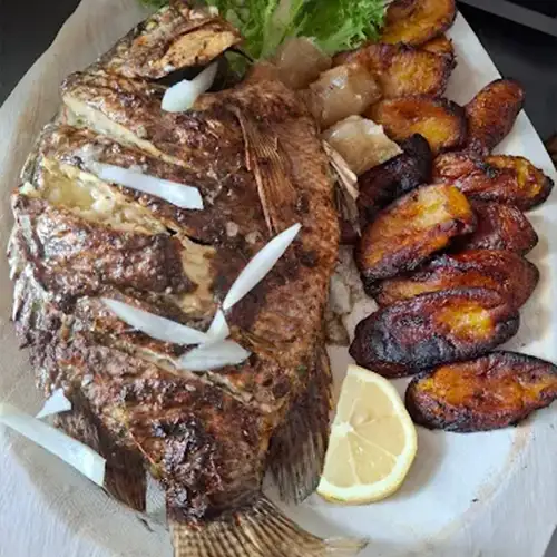 Poisson braisé (tilapia)